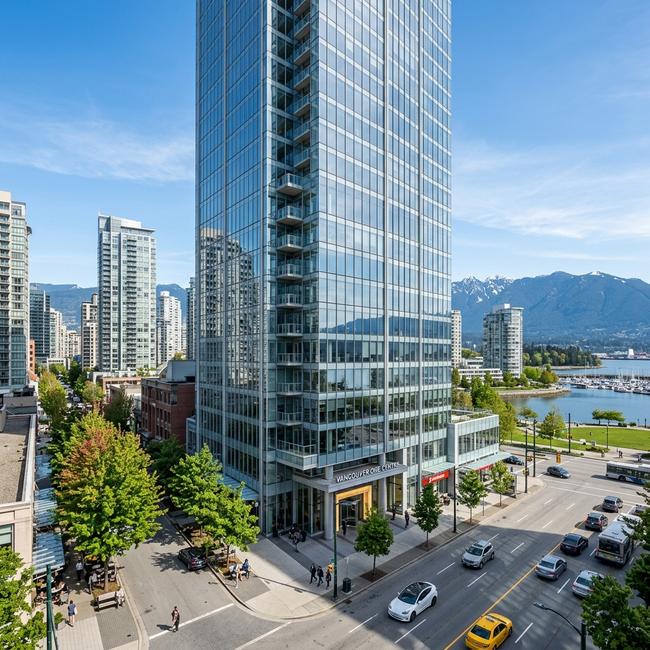 Vancouver office tower exterior